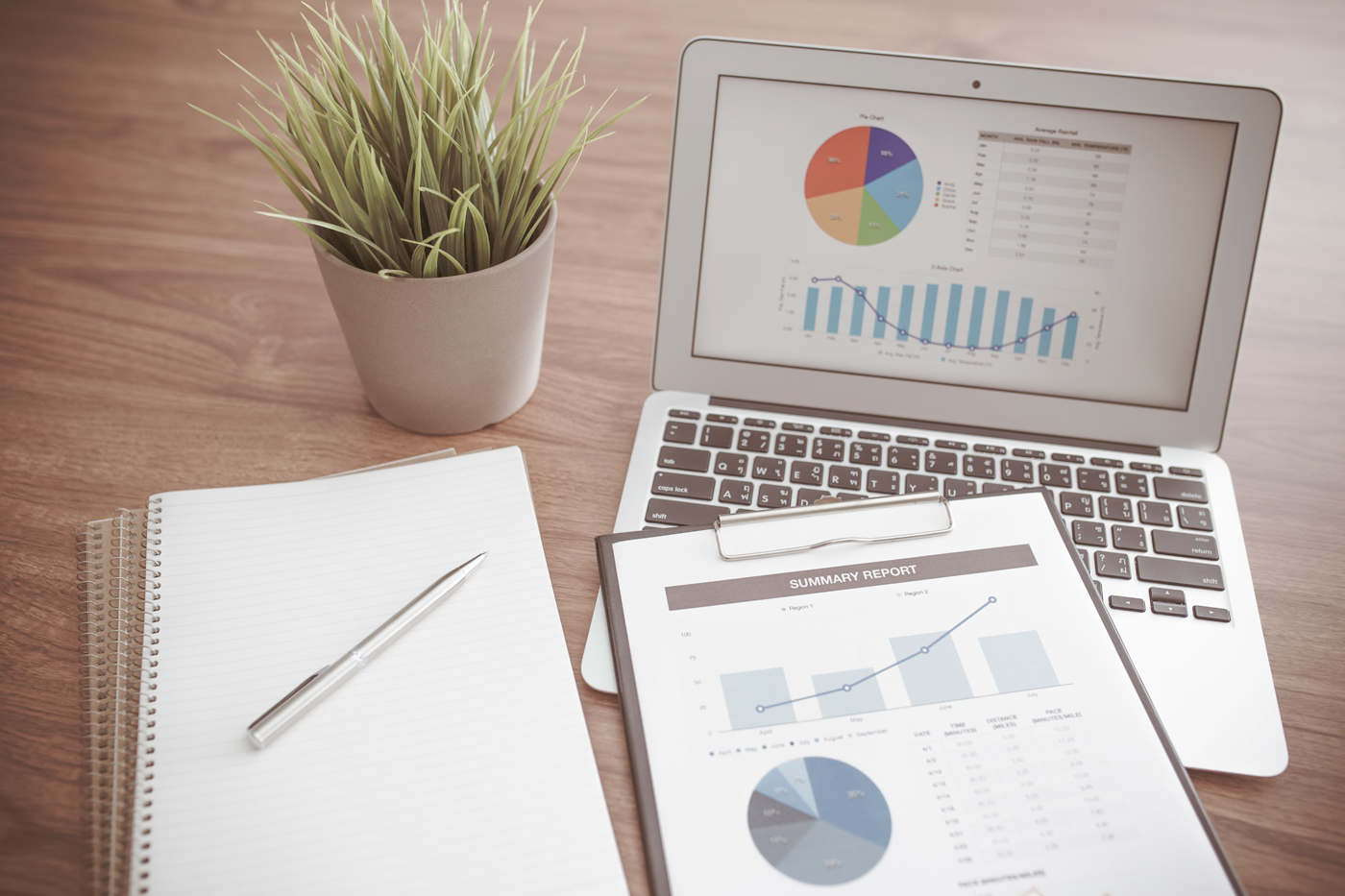 Image of running data reports